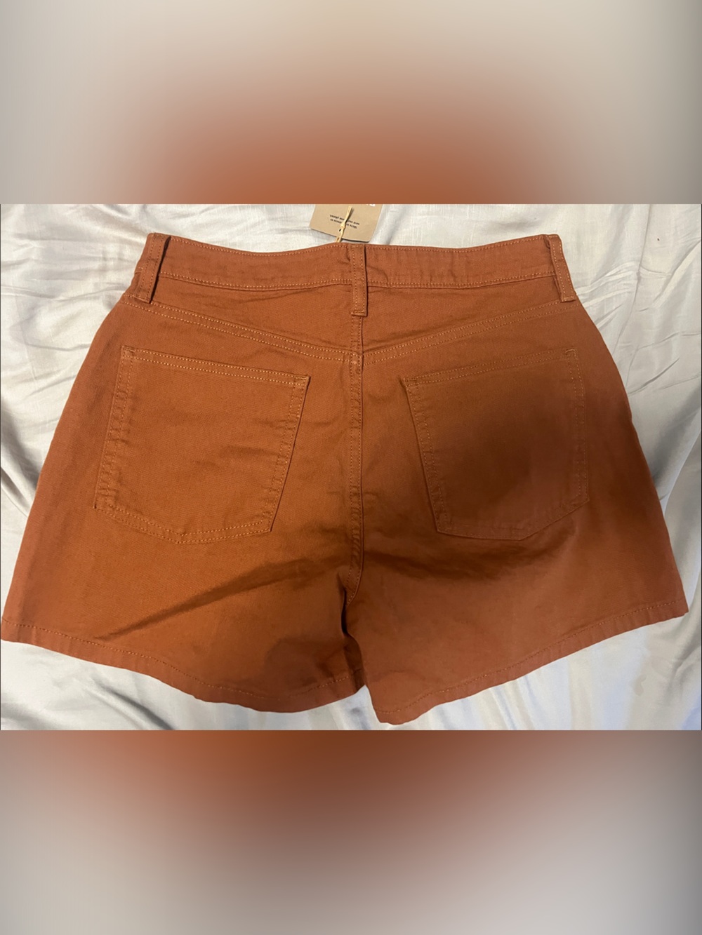 Patagonia Women's Rust Orange Short-Length Casual Shorts NWT - Picture 4 of 4